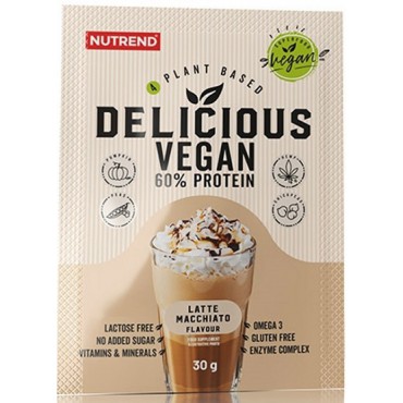 Nutrend: Delicious vegan protein latte macchiato 30g