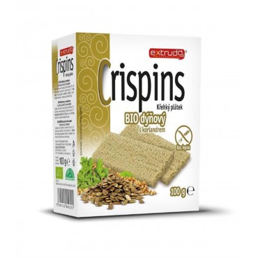 Crispins chlebíček dýňový s koriandrem BIO 100g