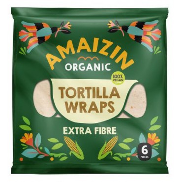 Amaizin: Tortilla Wraps s vlákninou BIO 240g